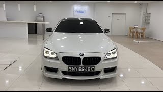 BMW 640I Gran Coupe M Sport HUD NAV Sunroof 2014 White  SMY5946C [upl. by Elamor32]