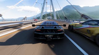 SONUNCULUKTAN PODYUMA LAMBORGHINI ELEMENTO ile EN UZUN YARIŞ  Forza Horizon 5 Goliath [upl. by Brasca]