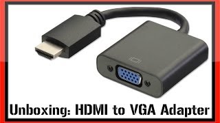 Unboxing HDMI to VGA Adapter [upl. by Graves]