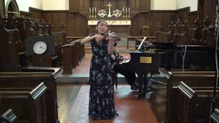 Keila Wakao performs Wieniawskis Violin Concerto No 2 in D minor Op 22 Allegro moderato [upl. by Nelav]