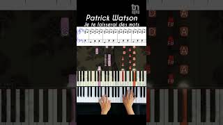 Patrick Watson Je te laisserai des mots Intermediate shorts [upl. by Leonie]