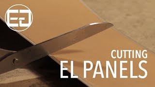 Are EL Panels Cuttable Ellumiglow Guide to Cutting EL Panels [upl. by Leirud]