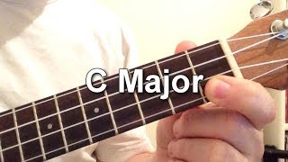 How to play C Major chord on the ukulele [upl. by Volney]