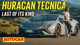 Lamborghini Huracan Tecnica review  Last of its kind  First Drive  Autocar India [upl. by Orapma]