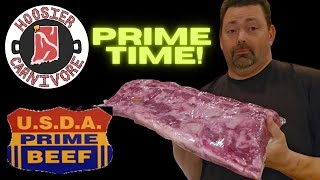 How I Cut a USDA Prime Roast Into Ribeye Steaks and Save Money  picking a steak 101 [upl. by Garap]