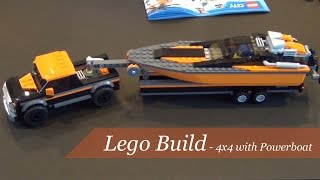 Lego City 4x4 With Powerboat Set 60085  Unboxing and Build [upl. by Nitfa]