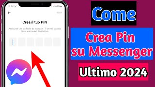 Come creare un pin su Facebook Messenger ultimo 2024  Crea Pin in Messenger [upl. by Ydolem]