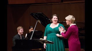 Felicia Moore soprano amp Chris Reynolds piano  Juilliard Joyce DiDonato Vocal Arts Master Class [upl. by Aitnyc]