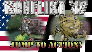 US Airborne vs German Heer 1947 Konflikt 47 Battle Report  Cinematic Tabletop [upl. by Flyn]