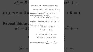 What is a Taylor series Explained in under 45 seconds [upl. by Nollek537]