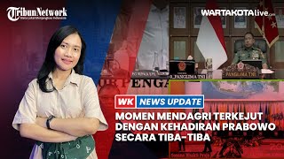 Momen Mendagri Tito Karnavian Terkejut Dengan Kehadiran Prabowo Secara Tibatiba [upl. by Kolk]