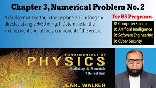 Problem 2 chapter 3  applied physics  BSCS  BSSE  solution by Dr Riaz [upl. by Meihar49]