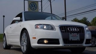 2009 Audi A4 20T Cabriolet SLine Quattro White [upl. by Eihpos]