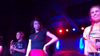 Cimorelli Performing Their One Direction Medley SingOff In Atlanta Georgia 82518 [upl. by Oelak]