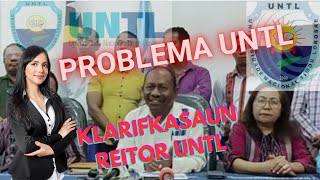 Problema UNTL Klarifkasaun REITOR UNTL [upl. by Agnese409]