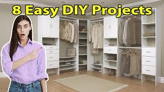 8 Easy DO IT YOURSELF PROJECTS 7 [upl. by Semele399]