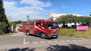 Shropshire Fire amp Rescue Service Telford responding from station [upl. by Noired]