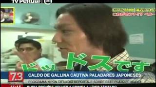 Caldo de gallina cautiva a periodistas japoneses [upl. by Phare]