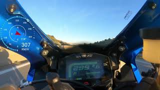 Suzuki GSXR 1000R L7 Top Speed 330 kmh [upl. by Suirrad649]