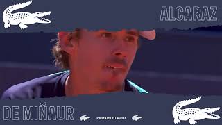 Hotshot of the Day by Lacoste Alcaraz vs De Minaur I Barcelona Open Banc Sabadell 2022 [upl. by Hait]