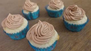 Perfect Eggless Vanilla Cupcakes With Chocolate Frosting  बेकरी जैसे सॉफ्ट कपकेक्स [upl. by Renwick206]