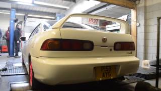 Honda Integra DC2 Type R K20A KSwap on Dyno [upl. by Thorny]