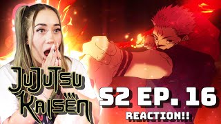 SUKUNA vs JOGO JUJUTSU KAISEN S2 Episode 16 REACTION [upl. by Rimas429]