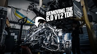 The 60 V12 TDI Engine is OUT and Running [upl. by Oiliduab]