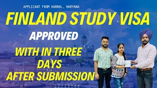 Finland Study Visa Approved  Study In Finland  Finland Study Visa Cost  Filnland Study Visa Trend [upl. by Rurik]