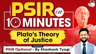 Plato’s Theory of Justice  Thinkers who changed the world  Simplified  UPSC PSIR Optional [upl. by Threlkeld]