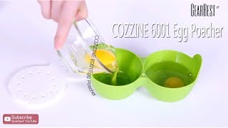 COZZINE 6001 Egg Poacher  Gearbestcom [upl. by Acimad]