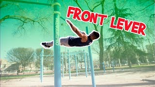 LOS 4 MEJORES EJERCICIOS PARA EL FRONT LEVER  CALISTENIA [upl. by Finbar813]