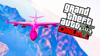 GTA 5 Online  PINK CARGO PLANE RARE CARS amp MINIGAMES w HikeTheGamer GTA 5 Funny Moments [upl. by Akem915]