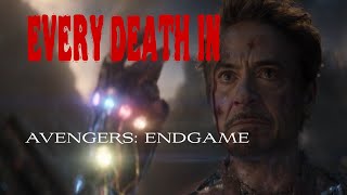 EVERY DEATH IN 155 Avengers Endgame 2019 [upl. by Borchers663]