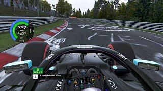 The Mercedes W11 at the Nürburgring Nordschleife is an ABSOLUTE MONSTER 😍 [upl. by Zetnahs715]