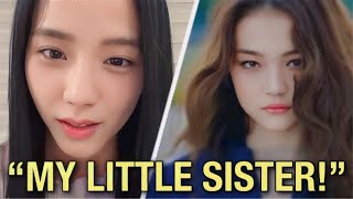 BLACKPINK Jisoo REACTS To MEOVV ELLA Official Debut [upl. by Eidnew]