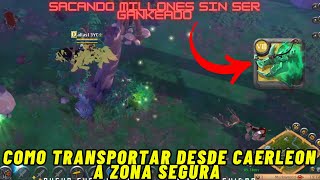 Como sacar tus cosas de caerleon transporte de zona roja a zona segura  Albion online [upl. by Tellford]