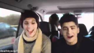 What One Direction Do on a Car Ride January 8th 2012 [upl. by Ayamat]