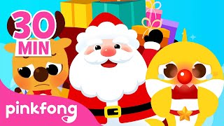 BEST 🎄 Christmas Songs for Kids  Pinkfong Baby Shark Official [upl. by Bay]