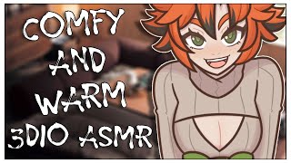 【3DIO ASMR】Tomboy Tiger Warms You Up With Comfy Winter ASMR [upl. by Neira]