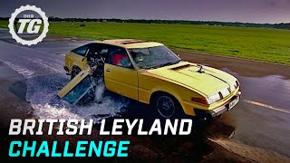 British Leyland Challenge Highlights  Top Gear  BBC [upl. by Dnalram]