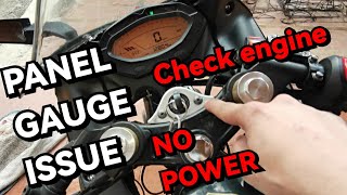 GPR250 PANEL GAUGE ISSUE NO POWER CHECK ENGINE PAG NA BABASA [upl. by Leanatan]