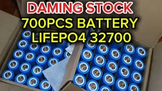 Legit brand new battery ba hanap Nyo ito na 700pcs LDGREEN BATTERY lifepo4 32700 [upl. by Ainiger452]