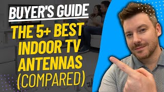 Top 5 BEST Indoor TV Antennas  Best TV Antenna Review 2023 [upl. by Eenattirb444]