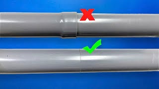 Plumber Master Shares Secret Tips for Connecting PVC Pipe Without Shutting Off Water [upl. by Maryann]