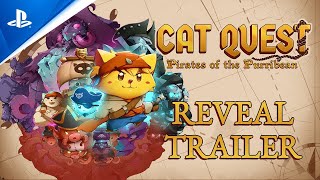 Cat Quest Pirates of the Purribean  Reveal Trailer  PS5 amp PS4 Games [upl. by Ati589]