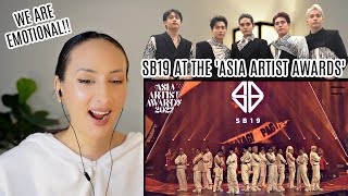 SB19  Asia Artist Awards 2023 Full Performance Red Carpet amp Acceptance speech REACTION [upl. by Attevaj]