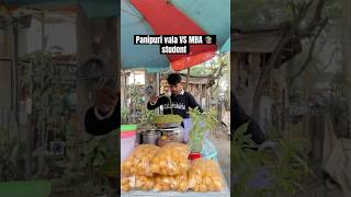 Panipuri vala VS MBA student  Vimal Gupta  funnyvideo panipuri foodie foodlover [upl. by Anilecram]