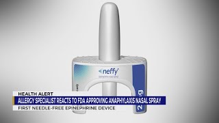 FDA approves anaphylaxis nasal spray [upl. by Otnas]