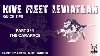 Tyranids Quick Tips Painting Leviathan Carapace [upl. by Adnara136]